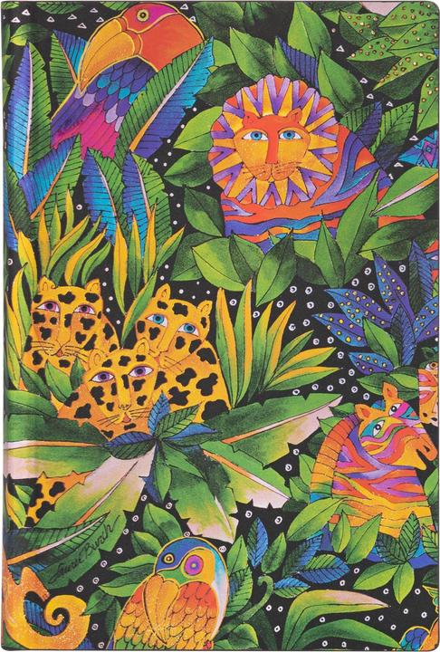 Produktbild Paperblanks FLEXIS JUNGLE - Notizbuch (9.5 x 14 cm, Liniert, Weicher Einband)