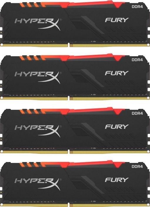 Image du produit HyperX Fury RGB (4 x 8GB, 3200 MHz, RAM DDR4, DIMM)