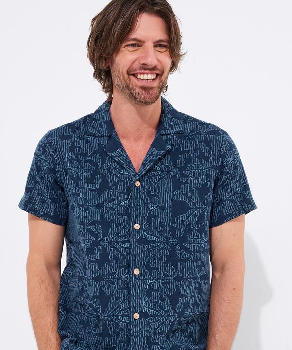 Produktbild Joe Browns Embroidered Linen Revere Collar Shirt (L)