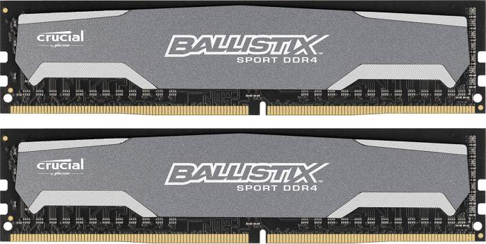 Crucial Ballistix Sport Series (2 x 4GB, 2400 MHz, DDR4-RAM, DIMM)