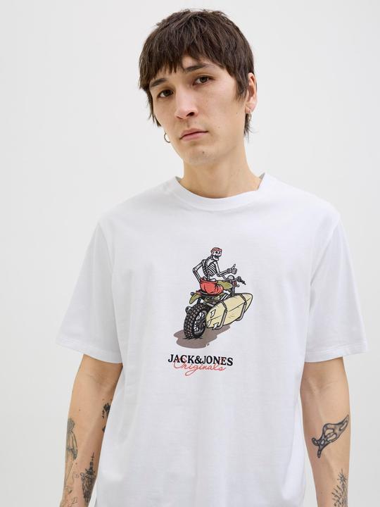 Image du produit Jack & Jones Gedruckt Rundhalsausschnitt T-shirt T-shirt (M)