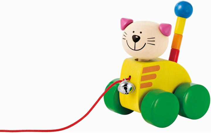 Actual product image Selecta Spielzeug Pull-along cat Tinka