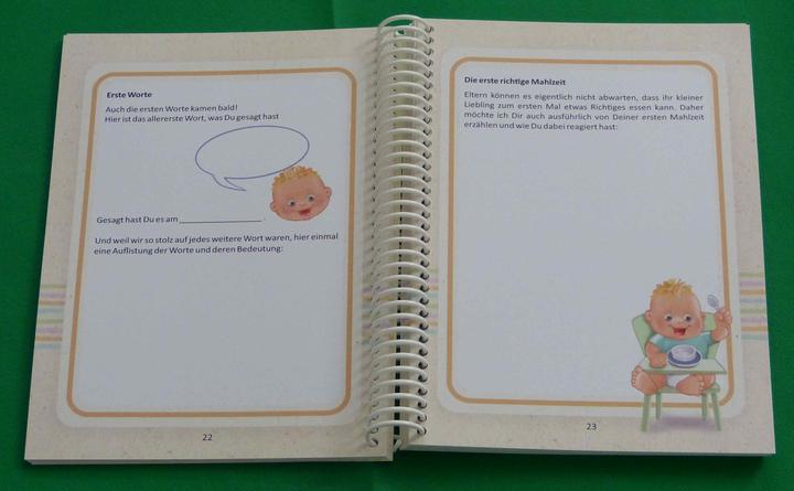 Immagine prodotto Babybuch für Babys erstes Jahr (Tedesco, Angelina Schulze, 2015)