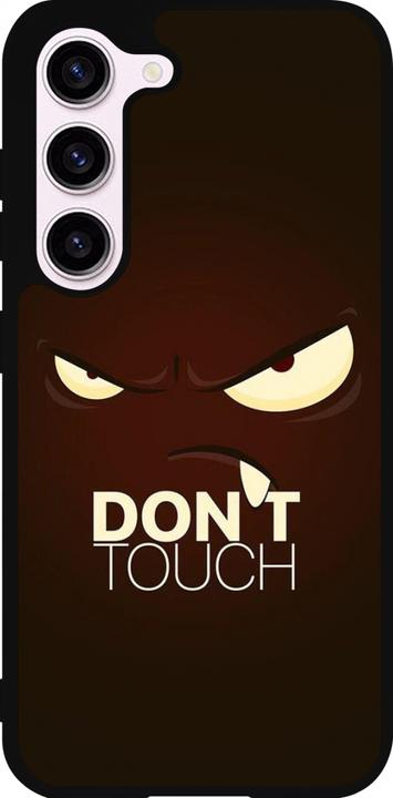 Produktbild PhoneLook Hülle Silikon schwarz Angry Dont Touch (Samsung Galaxy S23)