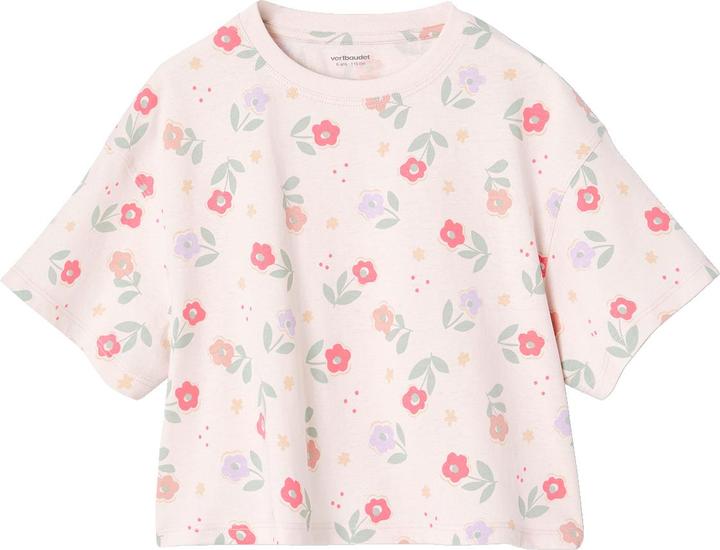 Vertbaudet Mädchen T-Shirt in Cropped-Länge