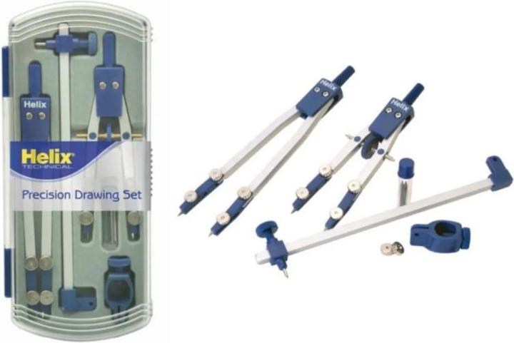 Actual product image Helix Compasses Precision Drawing Set