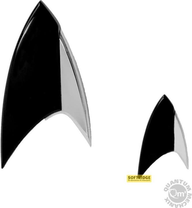 Produktbild Quantum Mechanix Star Trek Discovery réplique 1/1 Starfleet Black Badge magnétique et pin's