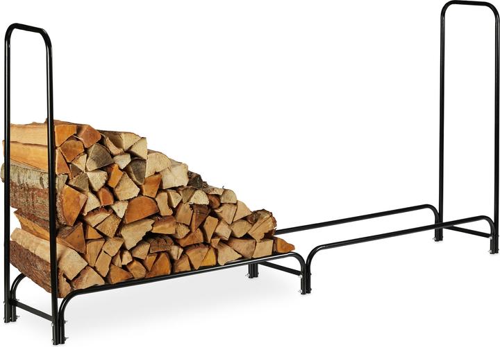 Relaxdays Kaminholzregal (245 x 40 x 122 cm)