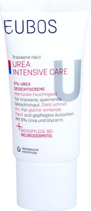 Eubos Trockene Haut Urea 5% Gesichtscreme, 50 ml CRE (50 ml, 24h Creme)