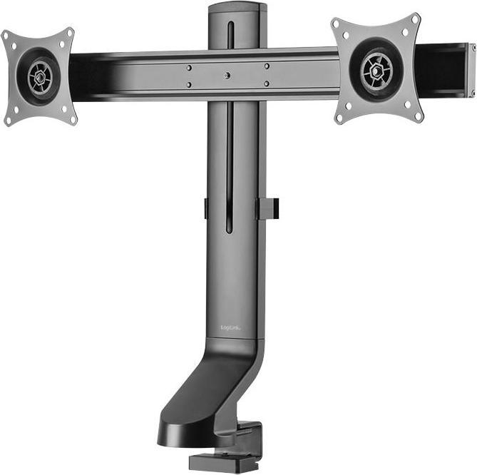 Produktbild LogiLink Monitorhalterung 2-fach, 1727", Aluminium, Curved Screens (27")