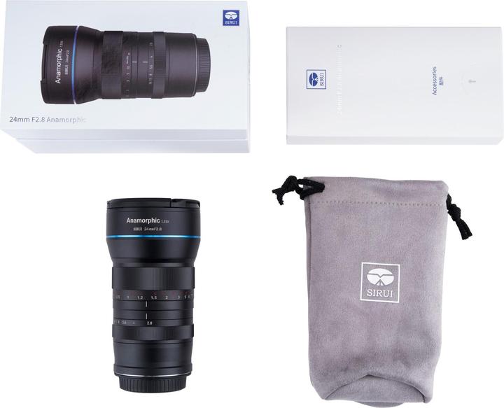 Immagine prodotto Sirui 24mm Anamorphic, Canon EF-M Mount (Canon EF-M, APS-C / DX)