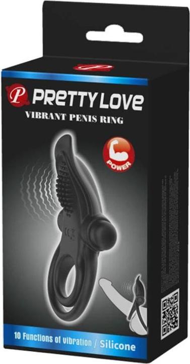 Immagine prodotto Pretty Love Anello per pene vibrante nero (8 cm)