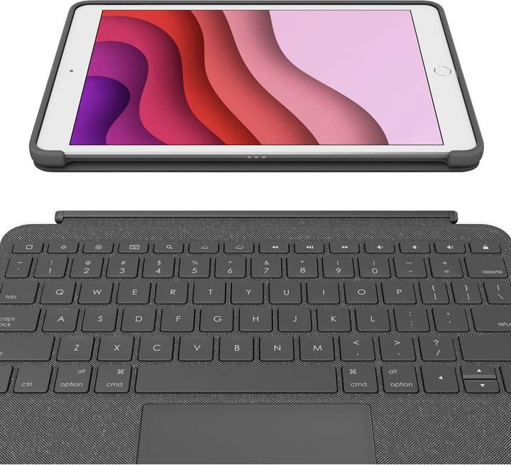Produktbild Logitech Combo Touch (DE, iPad 2019 (7. Gen), iPad 2020 (8. Gen), iPad 2021 (9. Gen))