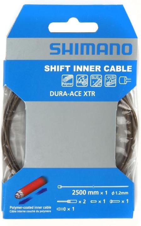 Image du produit Shimano câble de changement de vitesse câble de changement de vitesse MTB/Road enrobé de polymère