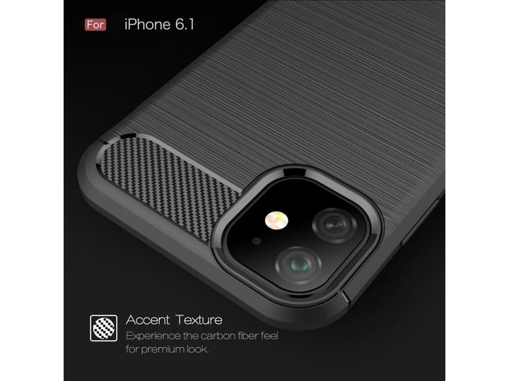 Actual product image Screenguard Carbon Brushed Case (Apple iPhone 11)