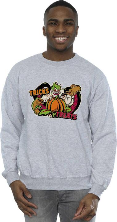 Actual product image Disney Mens Trick Or Treat Ursula Villains Sweatshirt (L)