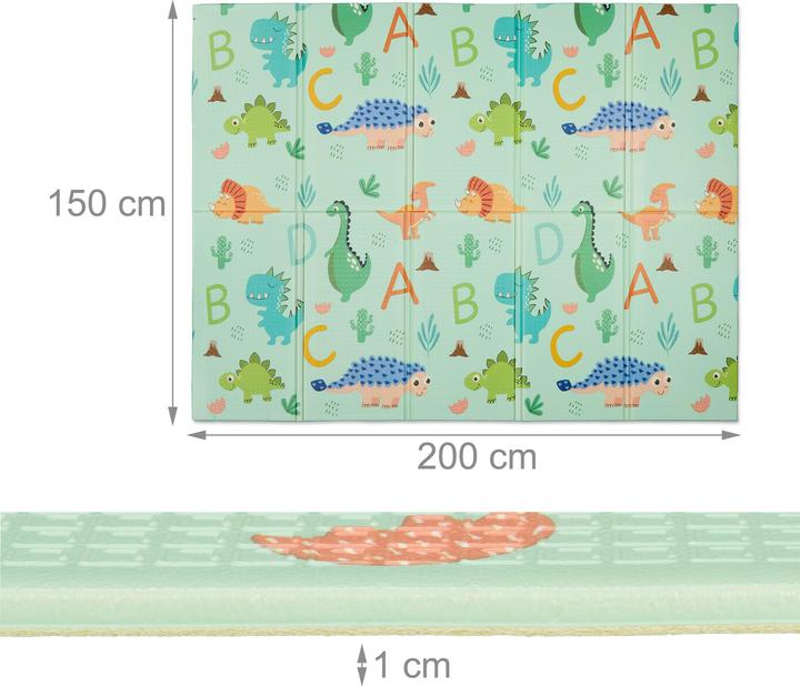Actual product image Relaxdays foldable playmat (200 x 150 x 1 cm)