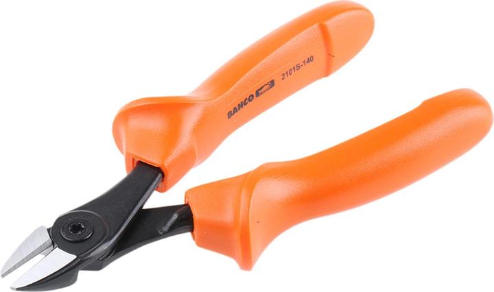 Actual product image Bahco ERGO diagonal cutters with insulated handles, burnished 140 mm (140 mm)