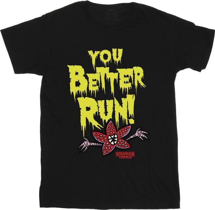 Produktbild Netflix Stranger Things You Better Run TShirt (3XL)