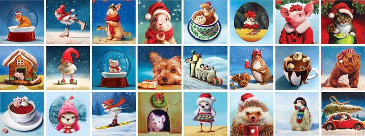 Produktbild Eurographics Puzzle - Weihnachtstiere