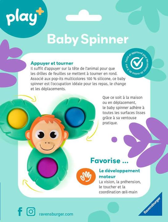 Immagine prodotto Ravensburger Orangutan baby spinner (Francese)