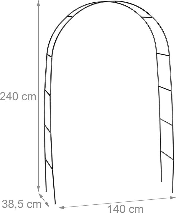 Actual product image Relaxdays Rose arch (38.50 cm, 140 cm)