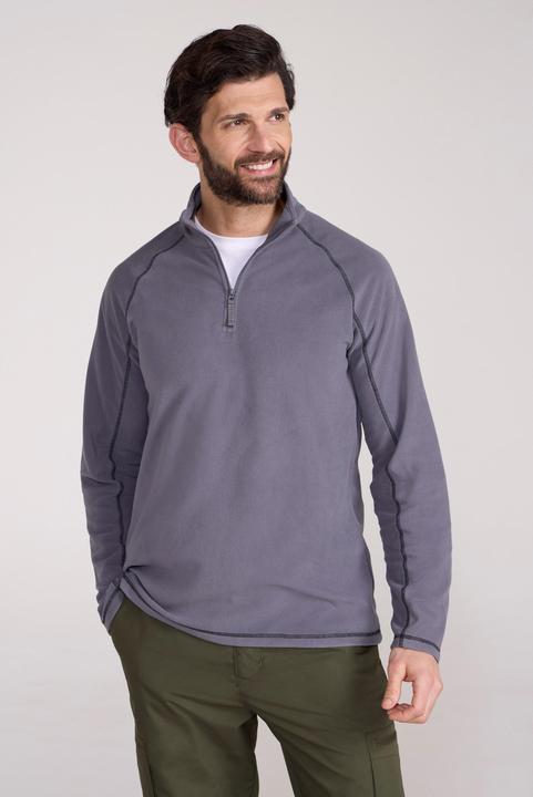 Actual product image Mountain Warehouse Mens Ashbourne II Half Zip Fleece Top (XS)