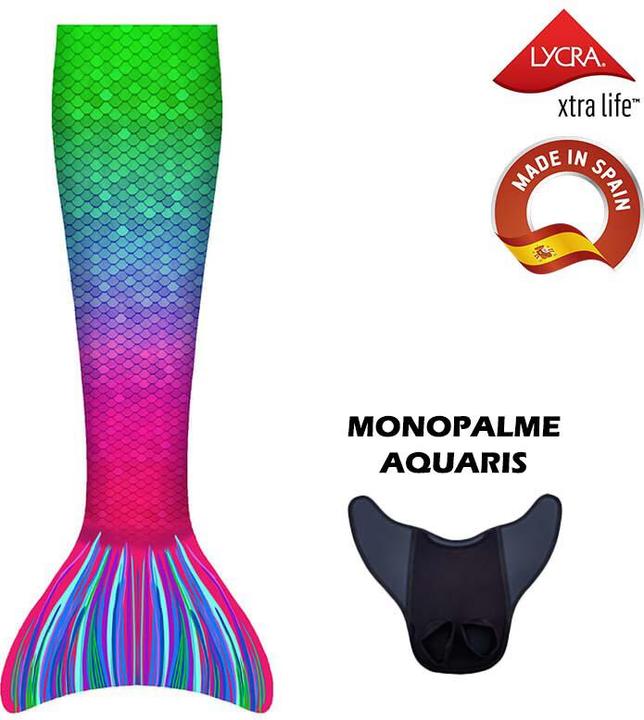 Image du produit Kuaki Mermaids Déguisement queue de sirène avec monopalme aquaris