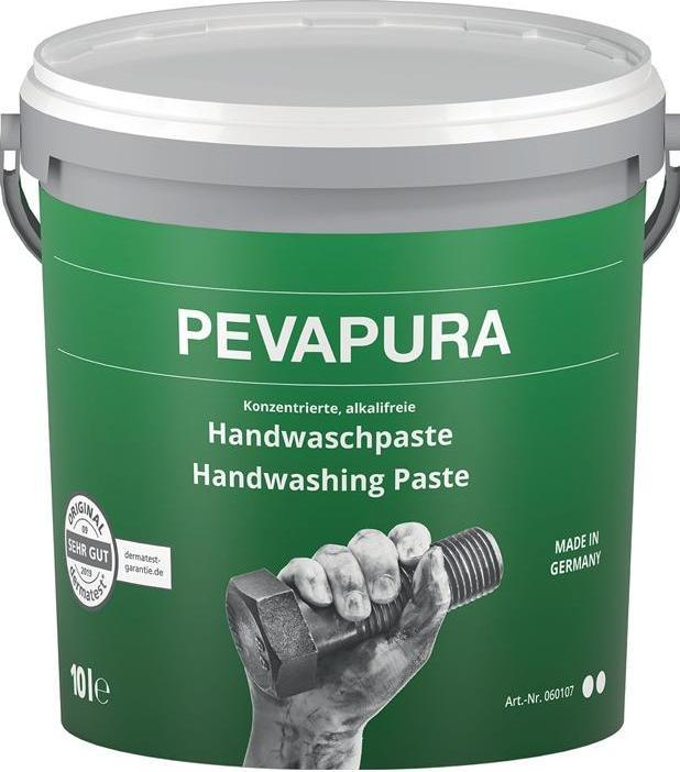 Paul Voorman Handreinigungspaste Pevapura 10 l silikonfrei Eimer PAUL VOORMANN (Handseife Nachfüllpackung, 10000 ml)
