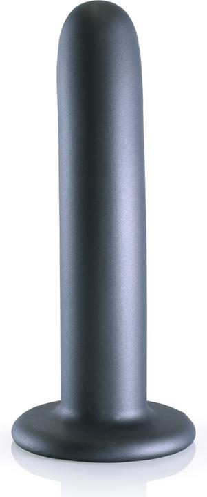 Actual product image Ouch! Smooth G-Spot Dildo - 6" / 14,5 cm - Gun Metal