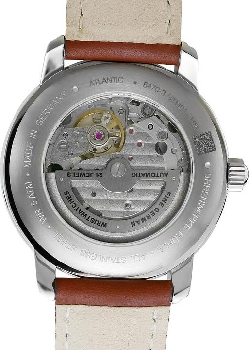 Produktbild Zeppelin Laikrodis Atlantic 8470-3 Automatik Granatowy (Analoguhr, 40 mm)