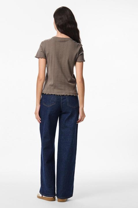 Actual product image Pieces Pcmarie Ss O-Neck Poin Top Jrs Noos Bc (S)