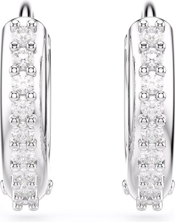 Produktbild Swarovski Matrix Kreolen Rundschliff Weiss (Swarovski Metall)