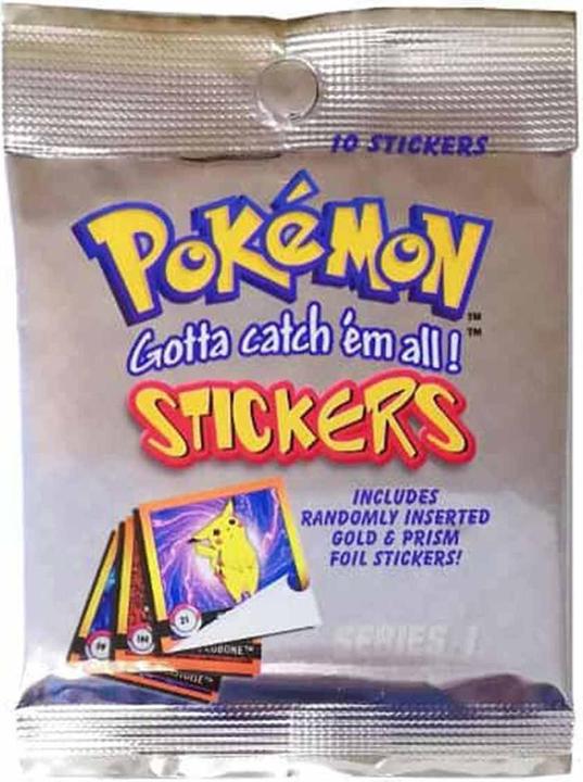 Produktbild Pokémon Artbox 1999 Sticker Series 1 (Englisch)