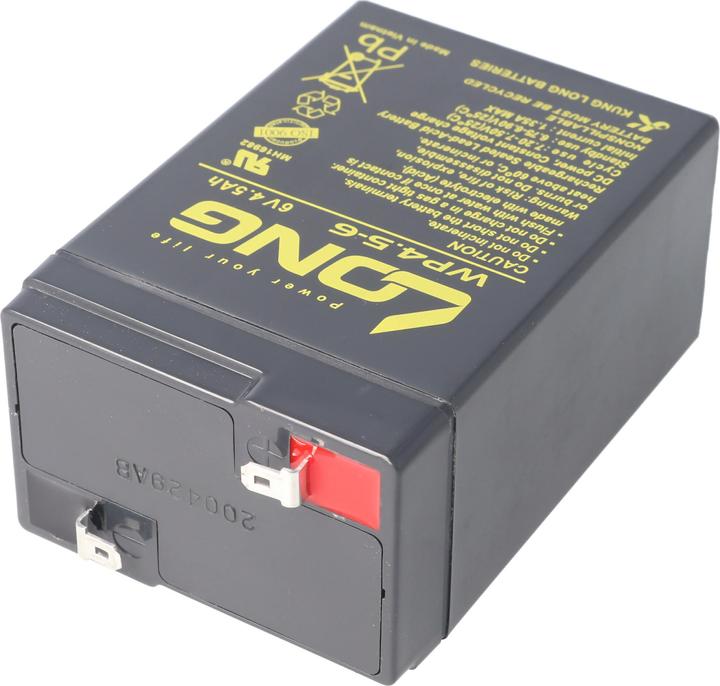 Produktbild Kung Long Akku WP4.5-6 mit Faston 4,8mm Steckkontakt (6 V, 4.50 Ah)