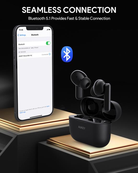Immagine prodotto Aukey EP-M1NC (ANC, 6 h, Senza fili)