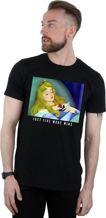 Actual product image Disney Princess Mens Sleeping Beauty Five More Minutes T-Shirt (XL)