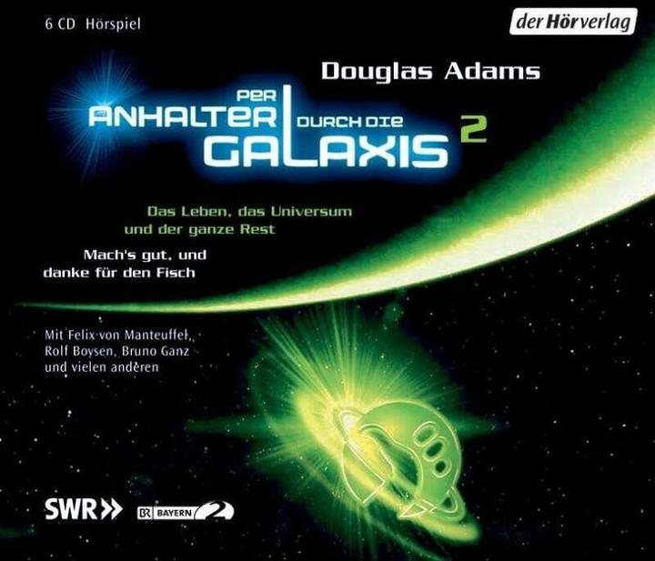 Immagine prodotto Guida galattica per autostoppisti 2 (Douglas Adams, Rolf Boysen, Otto Sander, Bruno Ganz, Hartmut Kirste, Franchi Duval, Tedesco)
