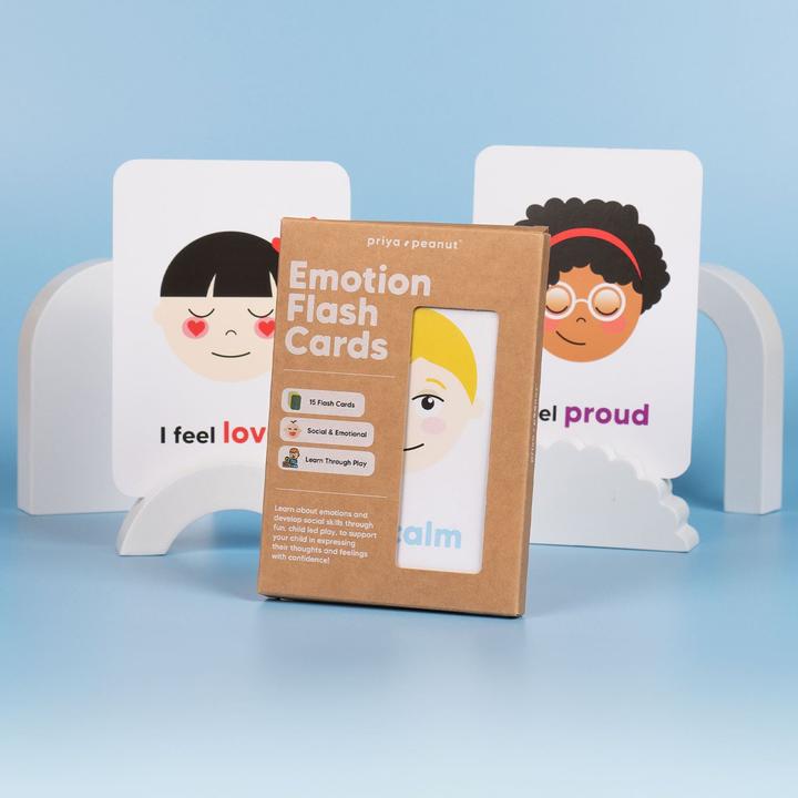 Immagine prodotto Priya & Peanut Emotionen-Blitzkarten, Lernkarten zu Emotionen (Inglese)