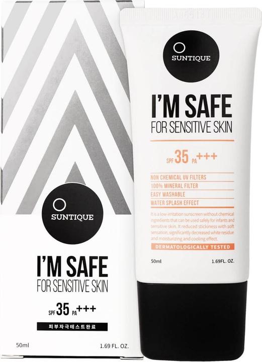 Image du produit Suntique I'M SAFE For Sensitive Skin SPF35 (Je suis sûr pour les peaux sensibles) (Crème solaire, SPF 35, 50 ml)