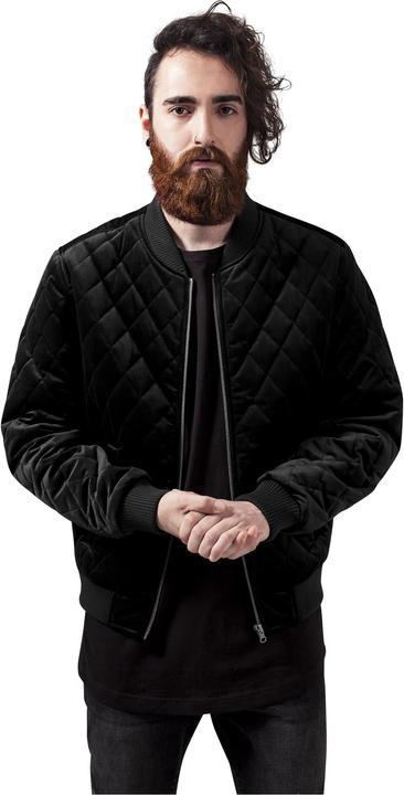 Produktbild Urban Classics Diamond Quilt Velvet Jacket (S)