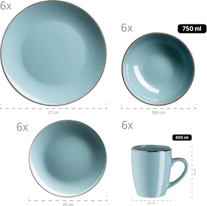 Actual product image Mäser Metallic Rim (24 Piece)