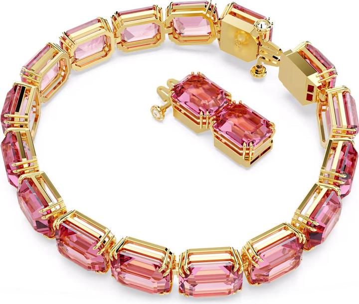 Image du produit Swarovski Millenia Bracelet Octogone taille rose or (19 cm, Métal Swarovski)