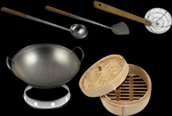 Produktbild BBQ Master Wok Set 6-teilig universal