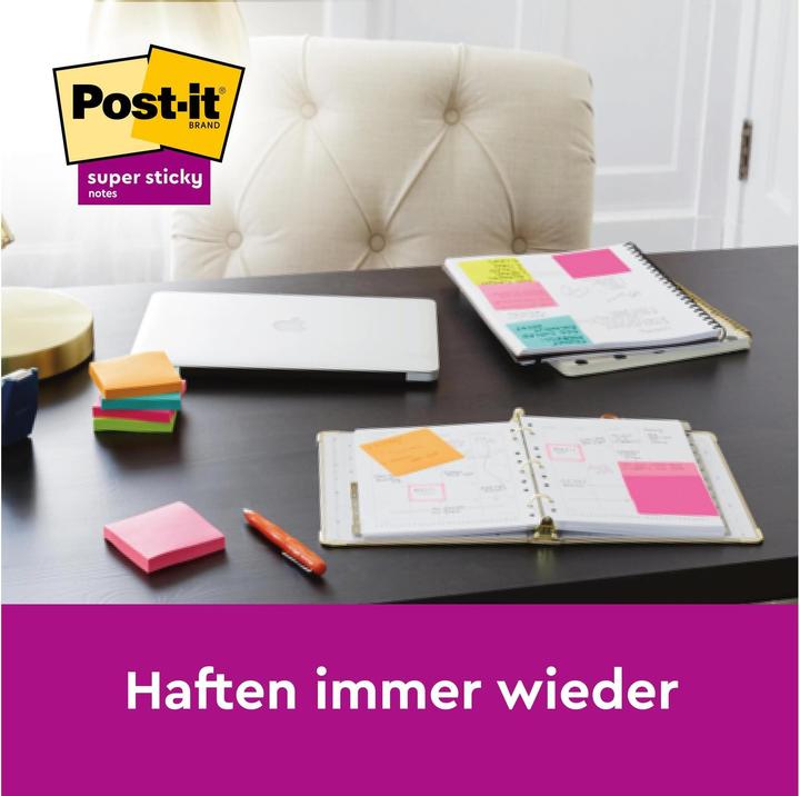 Produktbild Post-it Super Sticky Z-Notes 20 + 4 (8 x 8 x 25 cm)