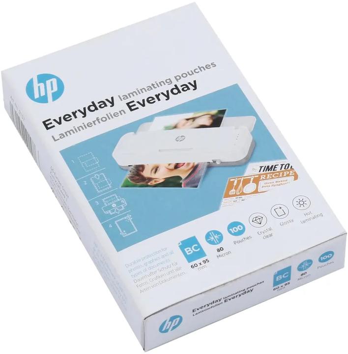 HP Laminating Film Everyday Business Cards 80 µm, Glossy (60 x 95 mm, 100 Piece, 80 µm)