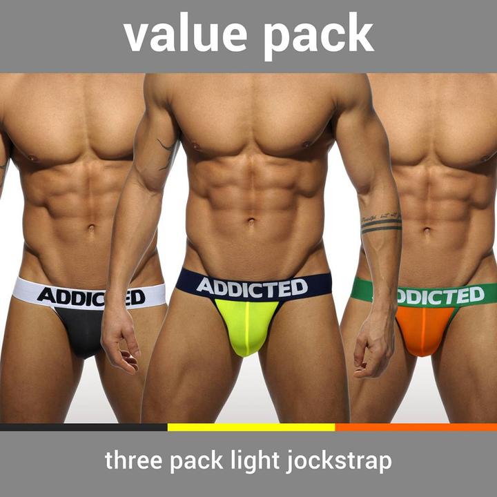 Image du produit Addicted Jockstrap Three Pack Light (3XL)