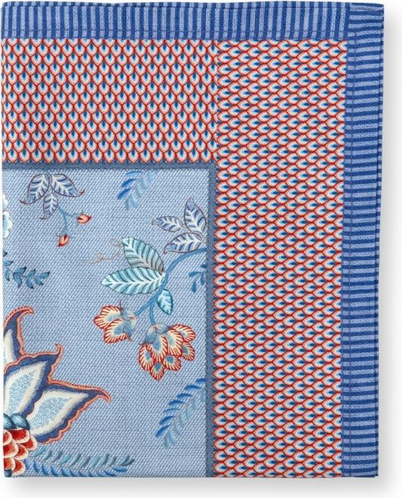 Produktbild PIP Studio Flower Festival Tischdecke Blue 100 x 100 cm (100 x 100 cm)