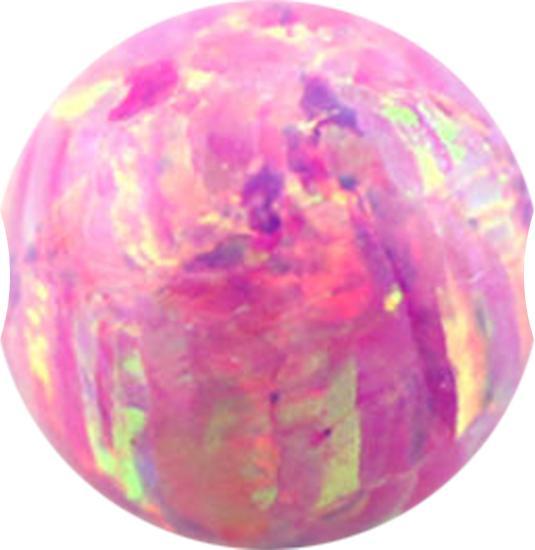 Star Piercing Ball Closure Kugel Opal pink (ohne Messing)