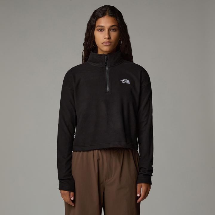 Actual product image North Face Women's 100 Glacier Cropped 1/4 Zip (S)